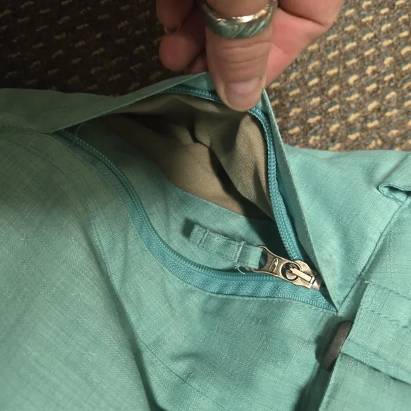 O'Neill- Teal- Snow/Ski Pants- Cargo- Lots of Pockets- Size Large - Picture 11 of 11